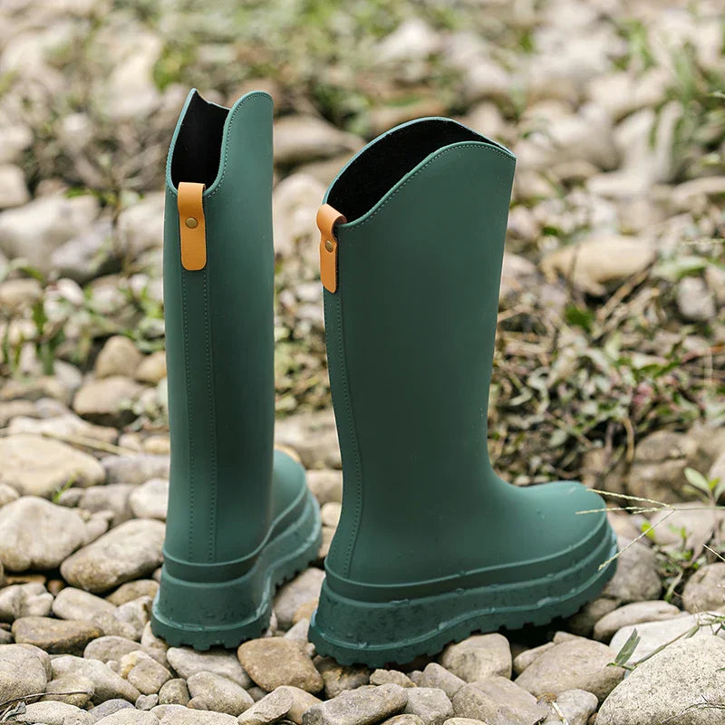 Hochwertige Damen-Gummistiefel für den Herbst – Wasserdicht, Rutschfest & Bequem