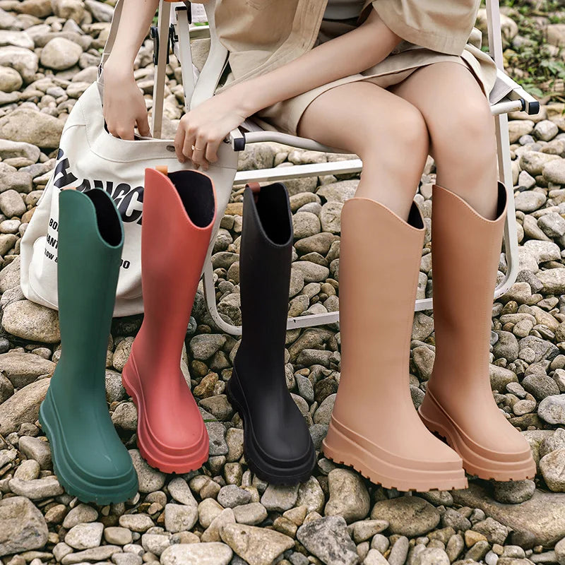 Hochwertige Damen-Gummistiefel für den Herbst – Wasserdicht, Rutschfest & Bequem