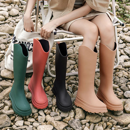 Hochwertige Damen-Gummistiefel für den Herbst – Wasserdicht, Rutschfest & Bequem