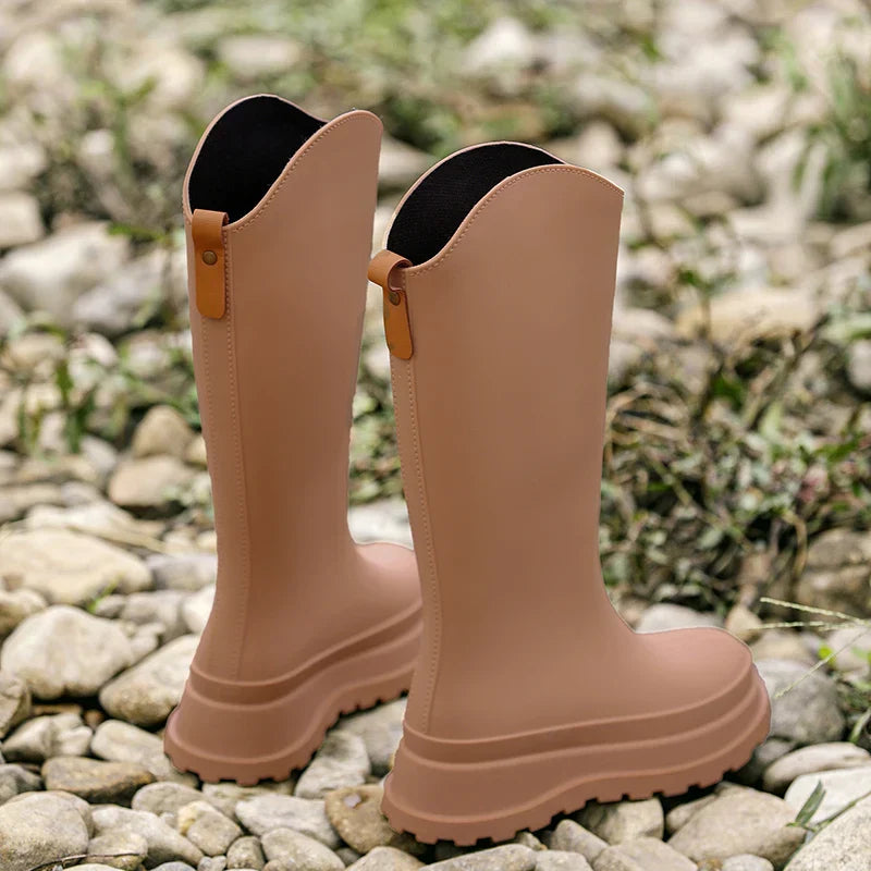 Hochwertige Damen-Gummistiefel für den Herbst – Wasserdicht, Rutschfest & Bequem