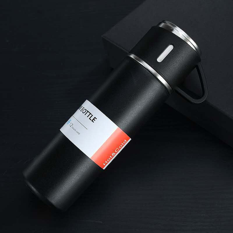 Thermo Pro Edelstahl Thermoskanne 500ml – Hält Getränke 12 Stunden warm/kalt | Perfekt für Herbst & Winter