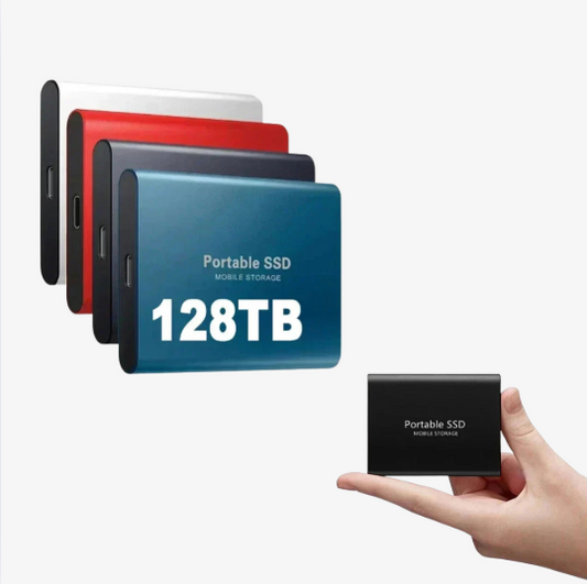 Ultra-Schnelle Tragbare SSD 128TB: Ihr mobiles Speicher-Kraftpaket mit USB 3.1 & USB-C