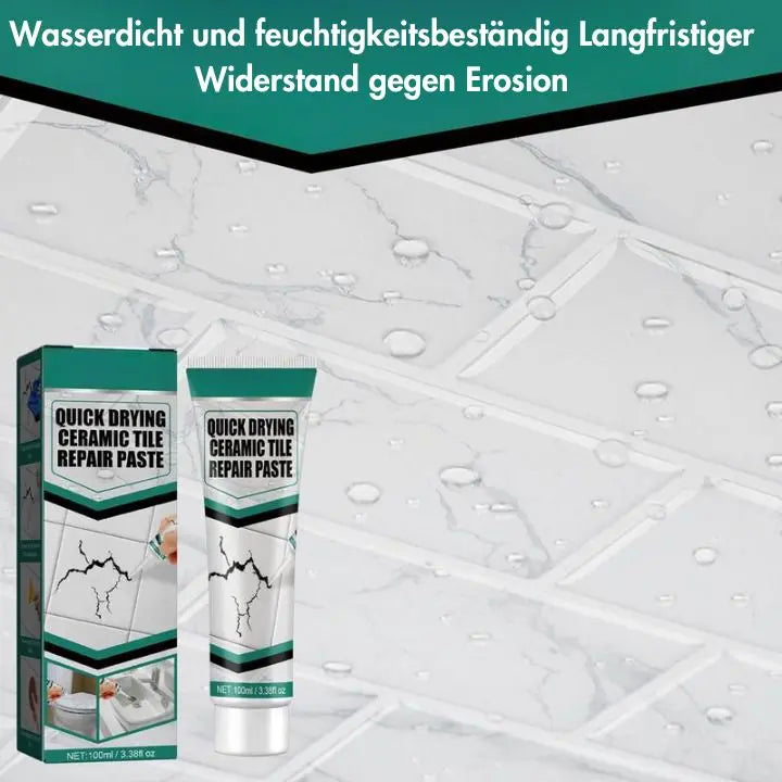 Schnelltrocknende Keramikfliesen Reparaturpaste – Langlebig & Einfach zu reparieren (2er-Pack)