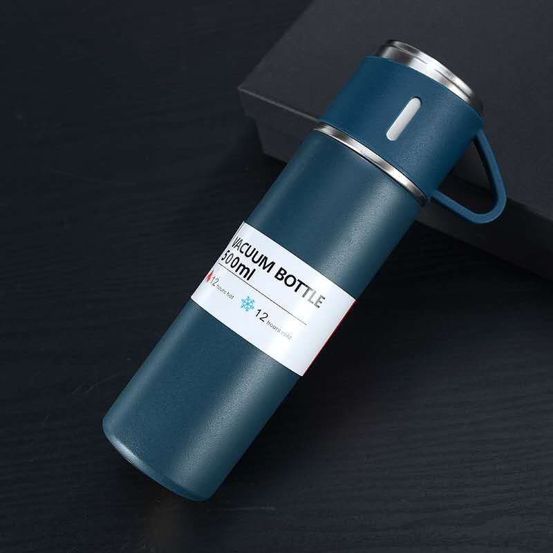 Thermo Pro Edelstahl Thermoskanne 500ml – Hält Getränke 12 Stunden warm/kalt | Perfekt für Herbst & Winter