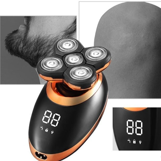 Pro Rasierer V2: Wasserdichter kabelloser 4D-Rasierer & Trimmer für Männer – Perfekte Pflege für Gesicht, Kopf & Körper