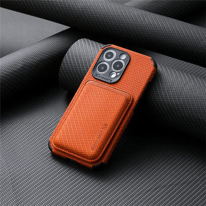 Premium Carbon Safe Wallet – Ultimative MagSafe iPhone Hülle aus Carbonfaser mit integriertem Portemonnaie