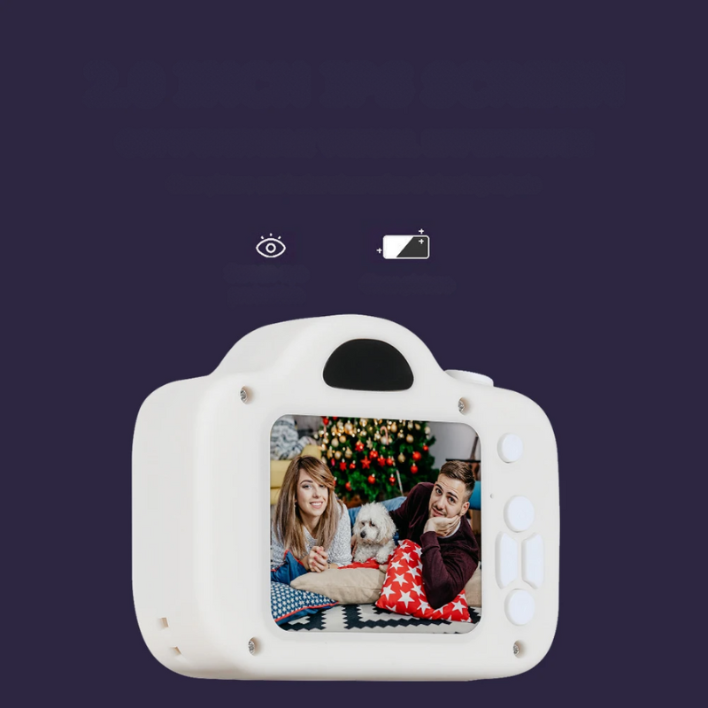 KidCapture Digitalkamera für Kinder – 1080p HD-Video mit Farbbildschirm, perfekt für Jungen & Mädchen | Spaßiges Fotogeschenk für Kinder