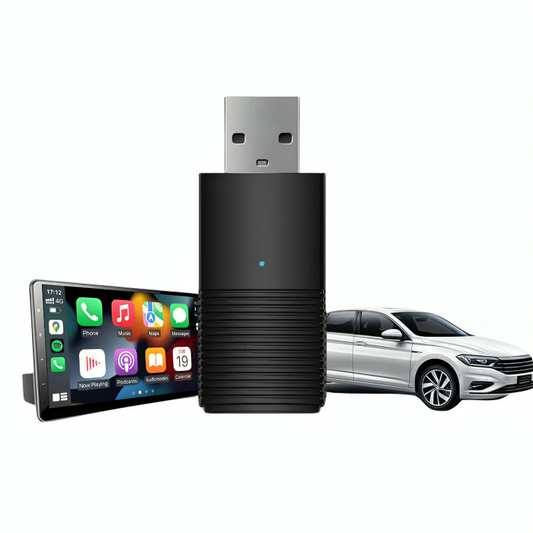 Kabelloser Apple/Android CarPlay USB-Adapter – Rüsten Sie Ihr Auto für nahtlose Bluetooth-Konnektivität und ein Premium-Fahrerlebnis auf