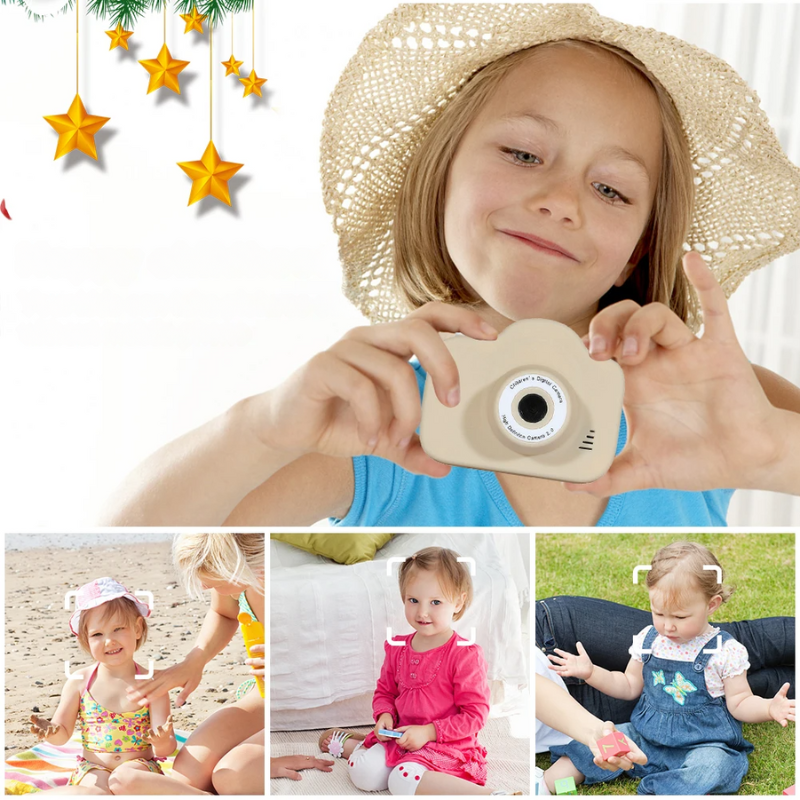 KidCapture Digitalkamera für Kinder – 1080p HD-Video mit Farbbildschirm, perfekt für Jungen & Mädchen | Spaßiges Fotogeschenk für Kinder