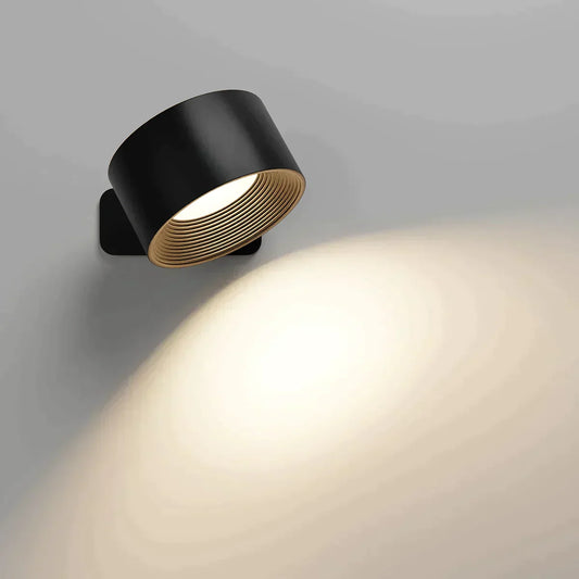Glow360 Wandleuchte – Kabellos, wiederaufladbar, um 360° drehbar (2er-Set)