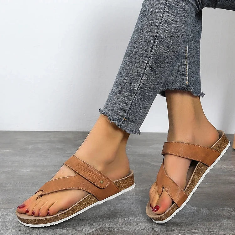 Damen Zehentrenner - Leichte Sommerschuhe mit Komfort-Sohle