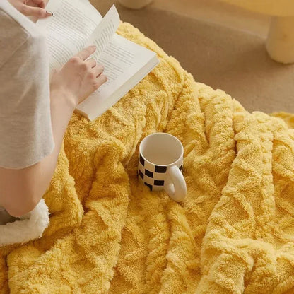 Superweiche Fleece-Kuscheldecke – Dein gemütlicher Begleiter für Herbst & Winter auf Sofa & Bett