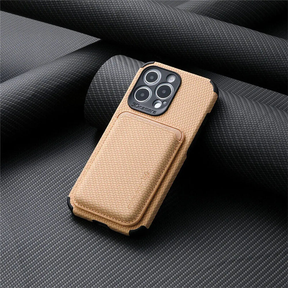 Premium Carbon Safe Wallet – Ultimative MagSafe iPhone Hülle aus Carbonfaser mit integriertem Portemonnaie