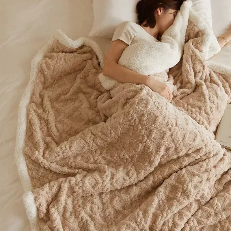Superweiche Fleece-Kuscheldecke – Dein gemütlicher Begleiter für Herbst & Winter auf Sofa & Bett