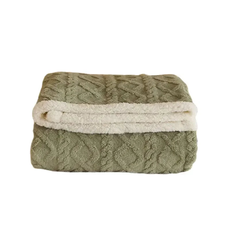 Superweiche Fleece-Kuscheldecke – Dein gemütlicher Begleiter für Herbst & Winter auf Sofa & Bett