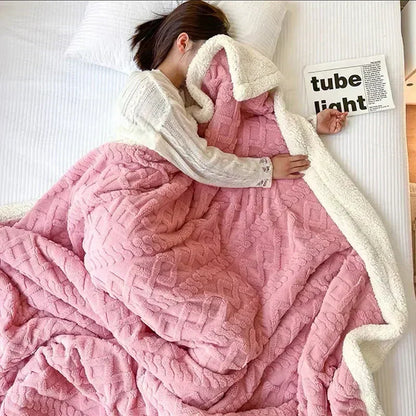 Superweiche Fleece-Kuscheldecke – Dein gemütlicher Begleiter für Herbst & Winter auf Sofa & Bett