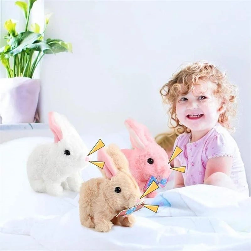 Interaktiver Plüschhase HoppyMate – Spaß & Lernspielzeug für Kinder ab 3 Jahren
