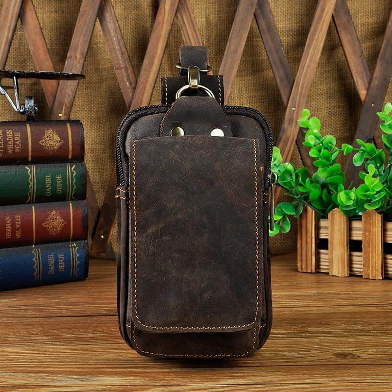 Veluxe Premium Leder Herren Bauchtasche – Stilvolle & sichere Gürteltasche für tägliche Essentials