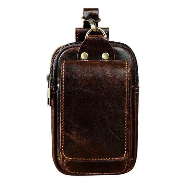 Veluxe Premium Leder Herren Bauchtasche – Stilvolle & sichere Gürteltasche für tägliche Essentials
