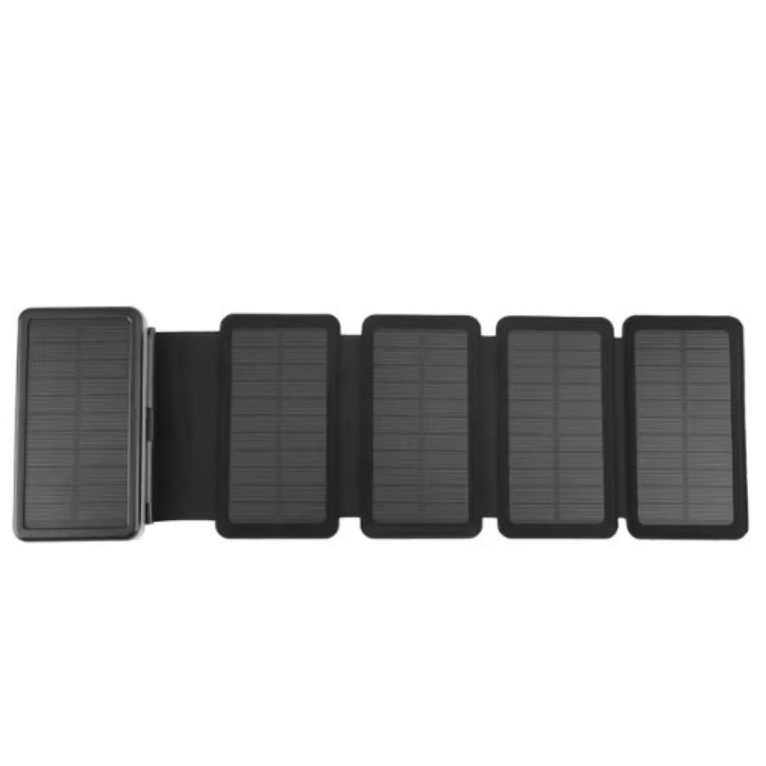 PowerFold Solar Power Bank – Tragbares, faltbares & wasserdichtes Ladegerät für Energie unterwegs