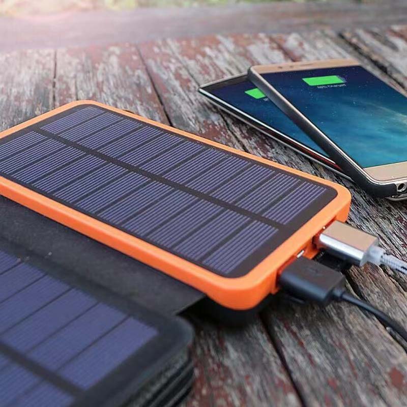 PowerFold Solar Power Bank – Tragbares, faltbares & wasserdichtes Ladegerät für Energie unterwegs
