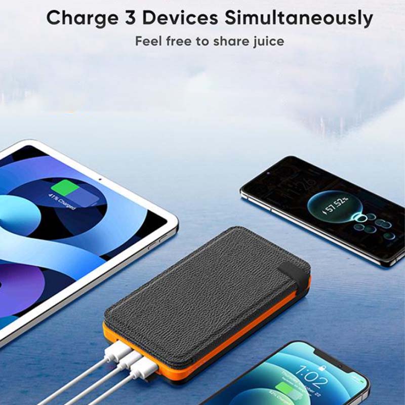 PowerFold Solar Power Bank – Tragbares, faltbares & wasserdichtes Ladegerät für Energie unterwegs